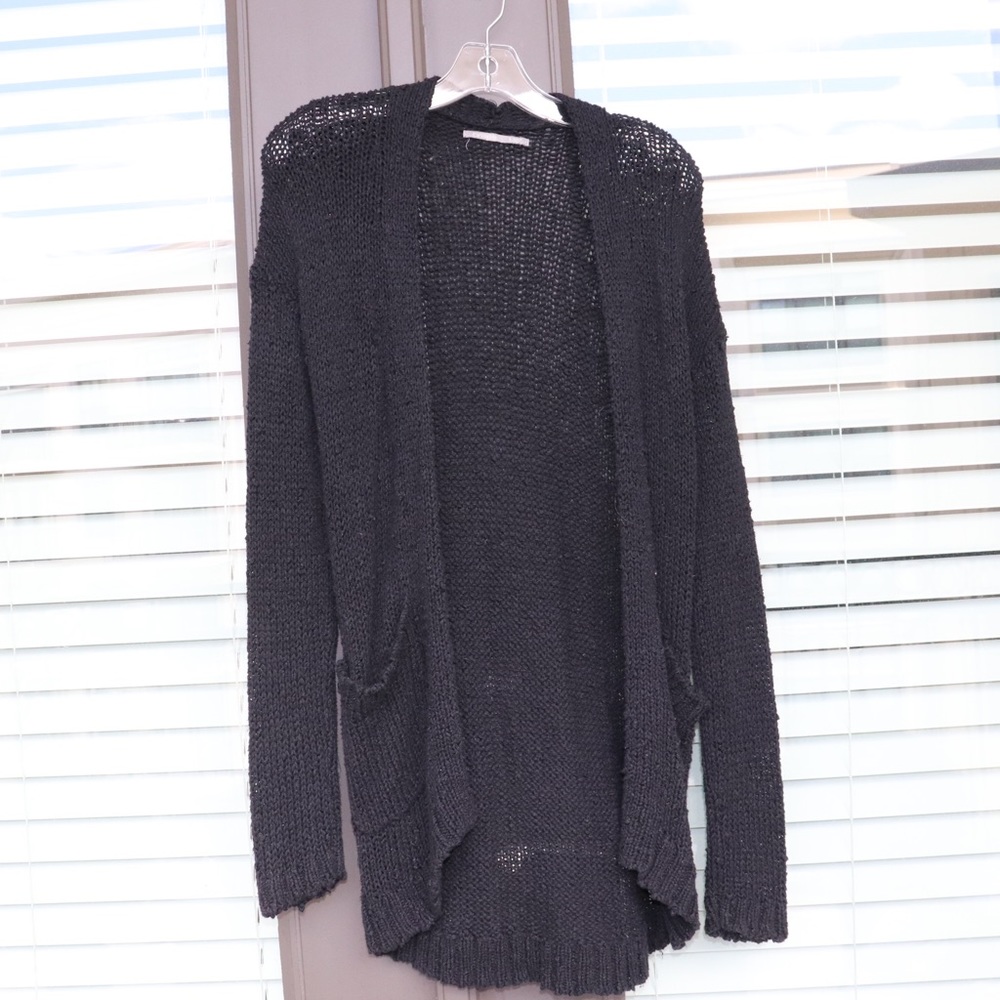 Black Knit Cardigan